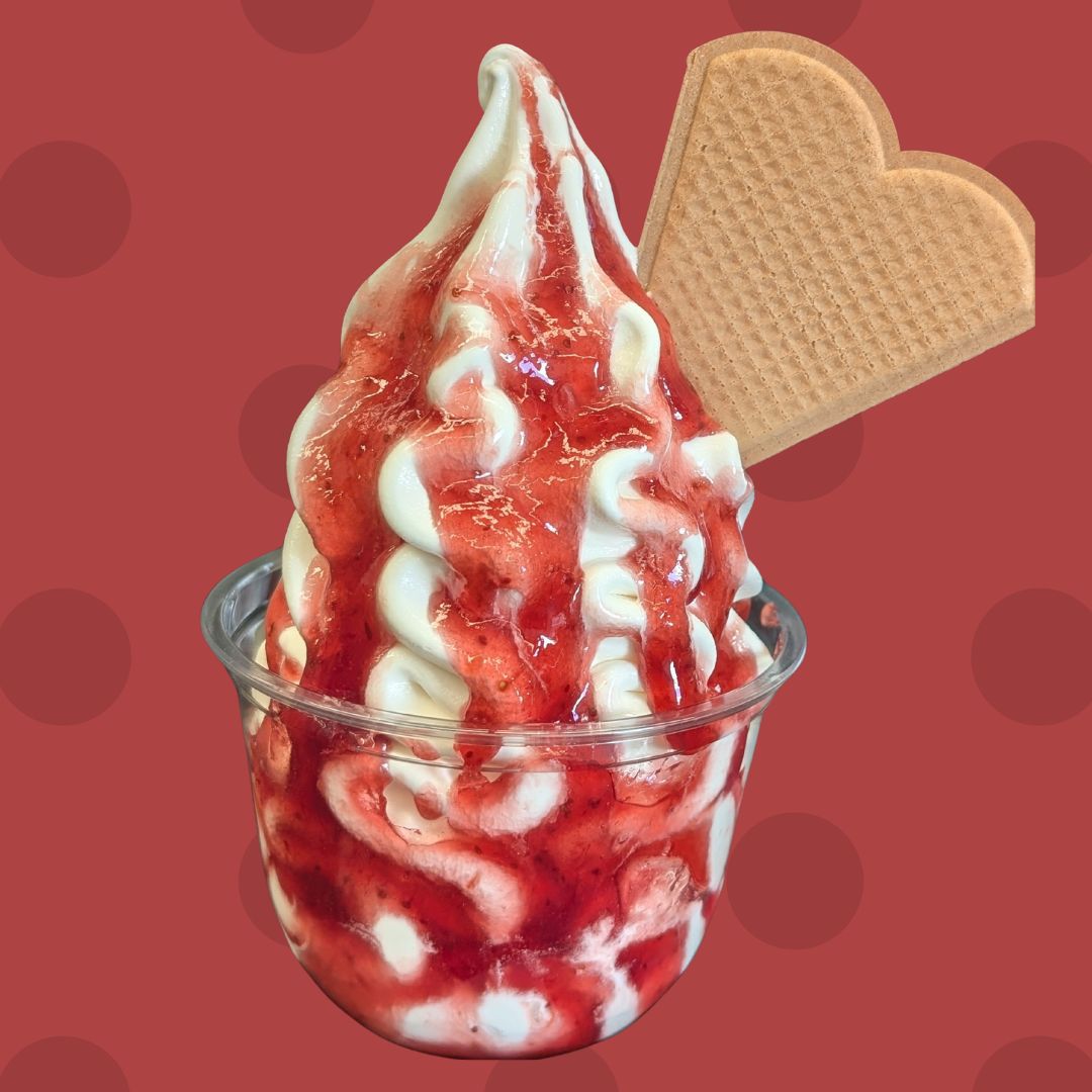 Strawberry ice cream