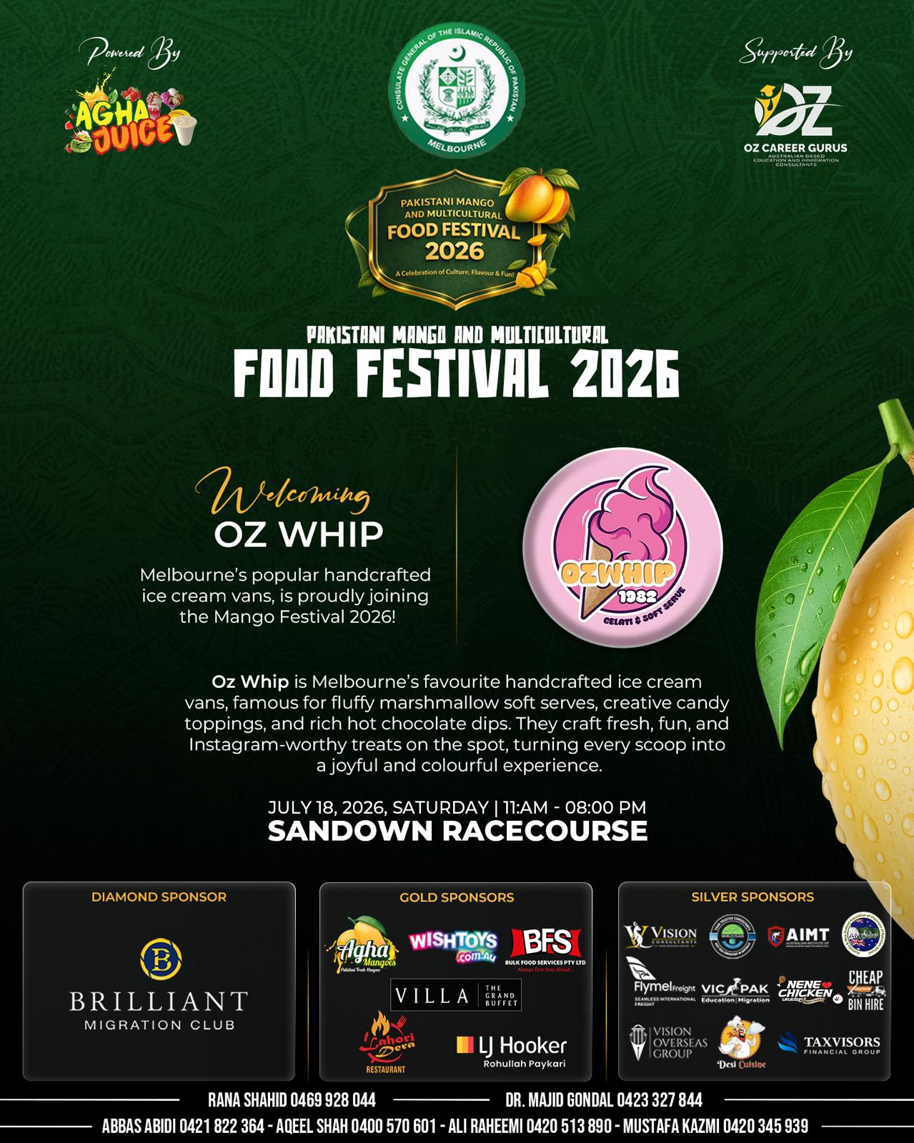 Pakistani Mango and Multicultural food festival 2026
