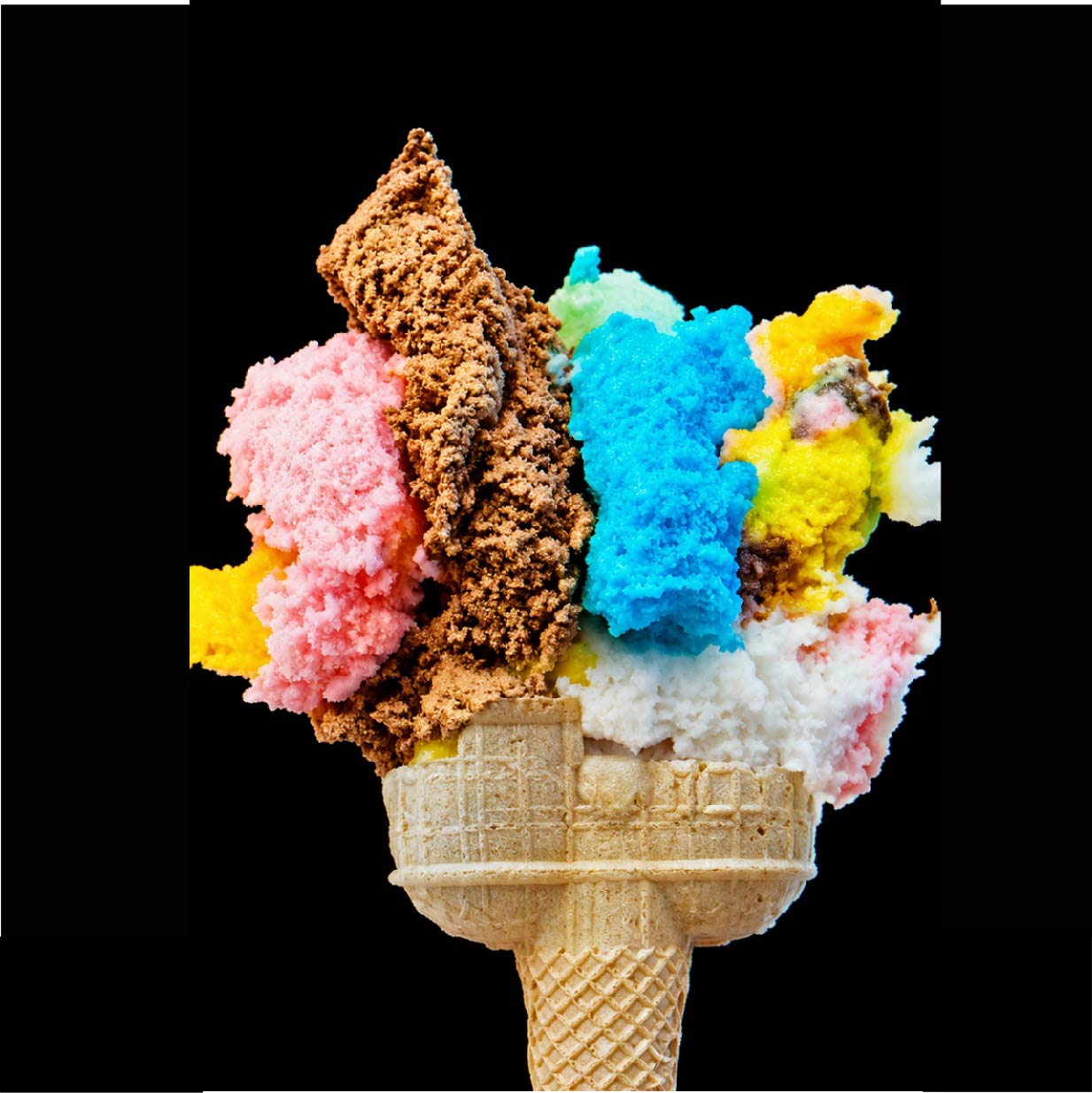 Organic soft serve cone